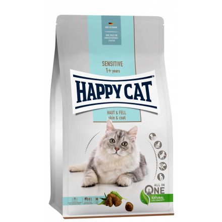 Happy Cat Sensitive Skin & Coat száraz macskaeledel 1,3kg