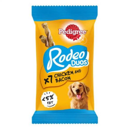 Pedigree Rodeo csirkével és szalonnával jutalomfalat kutyák részére - 123g