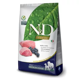   N&D Dog Prime Adult medium & maxi Lamb & Blueberry (bárány-áfonya) száraz kutyatáp 12kg