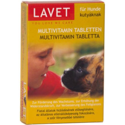 Lavet Multivitamin tabletta kutyáknak 50db