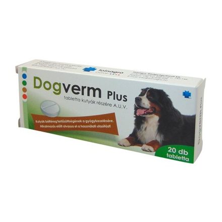 Dogverm Plus Tabletta kutyák részére 20db