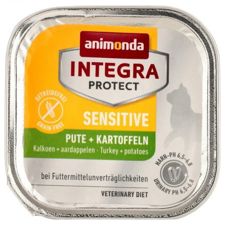Animonda Integra Protect Sensitive Pulyka & burgonya 100g - Nedvestáp emésztőszervi problémákra (86853)