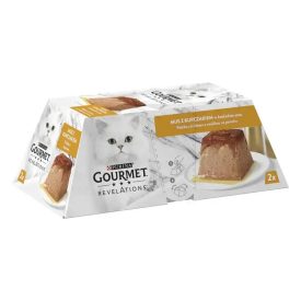   GOURMET Revelations pástétom csirkével és szósszal - nedves macskaeledel 2x57g