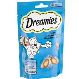 Dreamies jutalomfalat macskák számára lazaccal 60g