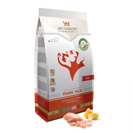 Vet-Concept Young Pack Mini kutyatáp fiatal kutyáknak 3kg