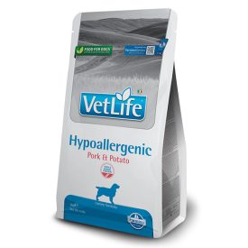   Vet Life Natural Diet Dog Hypoallergenic Pork & Potato gyógytáp 12kg