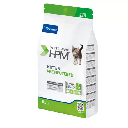 Virbac HPM Kitten Pre Neutered Cat száraz eledel 400g