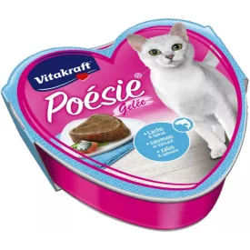  Vitakraft Poésie Gelée 85g lazac spenóttal alutálkás macskaeledel