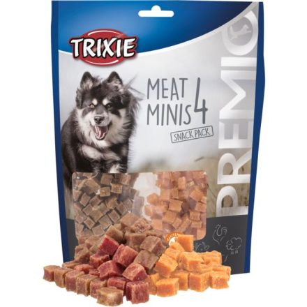 Trixie 31852 PREMIO 4 Meat Minis - jutalomfalat (csirke,kacsa,marha,bárány) 4x100g
