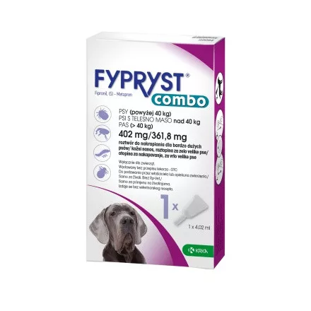 Fypryst Combo spot on kutyáknak XL 40kg fölött (4,02mg) 1 ampulla