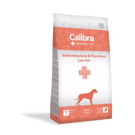 Calibra VD dog Gastrointestinal & Pancreas Low Fat diétás szárazeledel 12kg