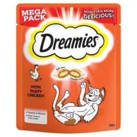 Dreamies Mega Pack Töltött csirkés falatkák 180g