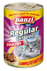 Panzi Regular cat adult konzerv 415g szárnyas