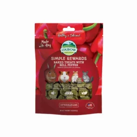   Oxbow Simple Rewards Bell Pepper jutalomfalat rágcsálóknak 85g