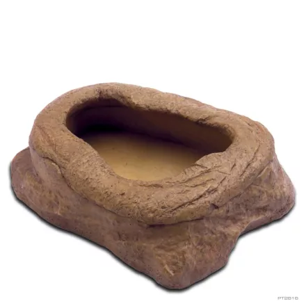 Exo-Terra PT2816 Worm Dish /meal worm feeder - etetőtál lisztkukacokhoz (élgyűrűvel) terráriumi állatok részére 9,5x4,5x12,7cm