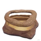 Exo-Terra PT2816 Worm Dish /meal worm feeder - etetőtál lisztkukacokhoz (élgyűrűvel) terráriumi állatok részére 9,5x4,5x12,7cm