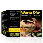 Exo-Terra PT2816 Worm Dish /meal worm feeder - etetőtál lisztkukacokhoz (élgyűrűvel) terráriumi állatok részére 9,5x4,5x12,7cm