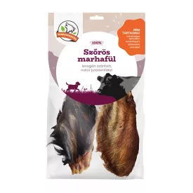   Farkaskonyha Szárított Szőrös Marhafül jutalomfalat kutyának 2db