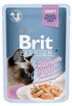 Brit Premium cat gravy with salmon steril 85g