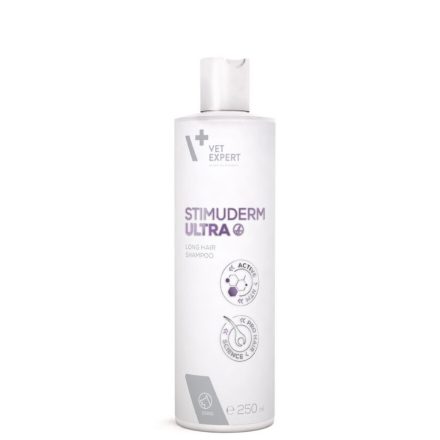 Vet Expert StimuDerm Ultra Long Hair Sampon hosszú szőrű kutyának túlzott szőrhullás esetén 250ml