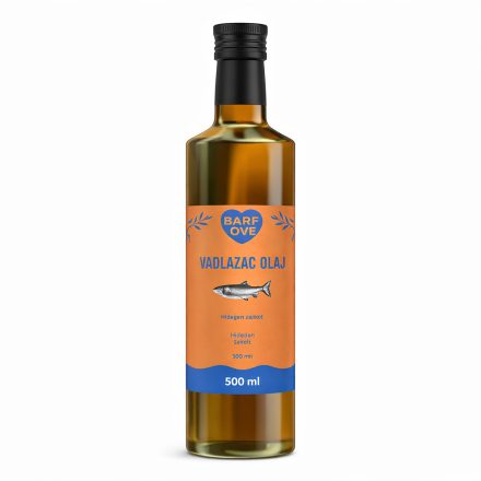 BARF LOVE 100% Vadlazacolaj kutyáknak és macskáknak - hidegen sajtolt, nyers 500ml