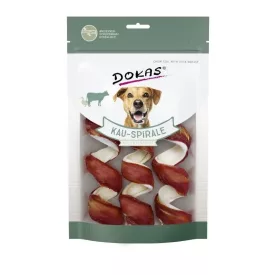   Dokas szárított rágó-spirál kacsamellel jutalomfalat kutyának 110g