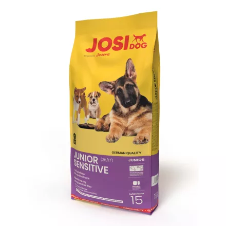 Josera JosiDog Junior Sensitive ételérzékeny kölyök és fiatal kutyának 15kg