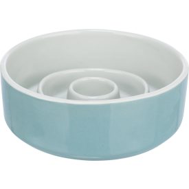   Trixie 24521 Slow feeding Ceramic Bowl - kerámia, evéslassító tál kutyák részére (0,9l /ø17cm)