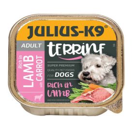   Julius-K9 Dog Terrine Adult Lamb&Carrot- bárányos répás nedveseledel felnőtt kutyák részére (150g)