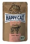Happy Cat Bio Organic alutasakos eledel - Marha 85g