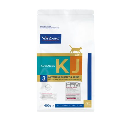 Virbac HPM Cat Kidney Joint Support KJ3 diétás eledel macskáknak 400g