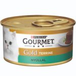   Gourmet Gold Terrine nyúlhús darabok pástétomban, nedvestáp macskák részére 85g