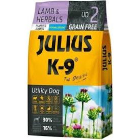   Julius K-9 Utility Dog Hypoallergenic Puppy Lamb - herbals száraztáp 3kg