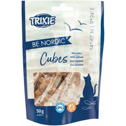 Trixie 42751 Nordic Salmon Cubes - jutalomfalat 50g