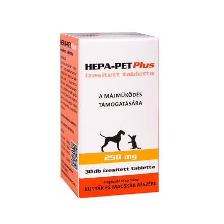 HEPA-PET Plus ízesített tabletta 250 mg - 30 tabletta