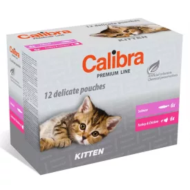 Calibra Cat Premium Line Kitten Multipack 12x100g