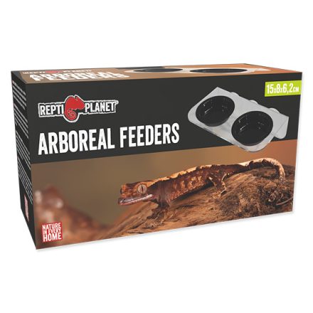 ReptiPlanet Arboreal Feeders - Etetőtál szett 2x tapadókoronggal terráriumi állatok részére (15x8x6,2cm)