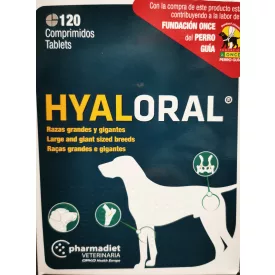  Hyaloral Large tabletta nagy-és óriás testű kutyáknak 120db