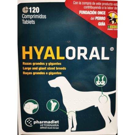 Hyaloral Large tabletta nagy-és óriás testű kutyáknak 120db