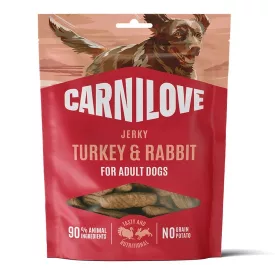   Carnilove Meat Jerky Snack Turkey&Rabbit Bar – pulyka&nyúl - jutalomfalat kutyák részére 100g