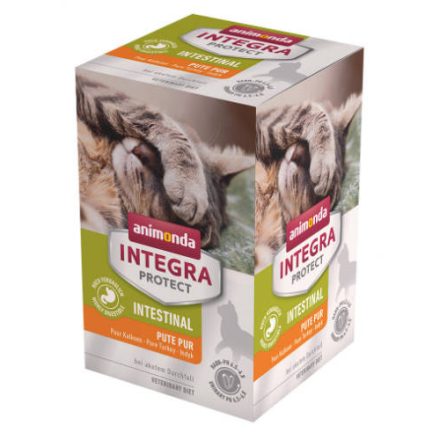 Animonda Integra Protect Intestinal Pulyka 16x100g - pástétom érzékeny emésztésű macskáknak (86875)