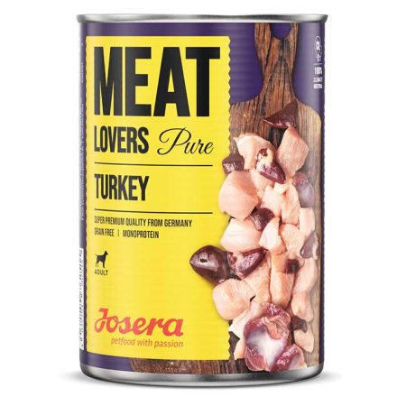 Josera Dog ML Pure pulyka konzerv kutyának 400g