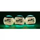 HIPHOP DOG teniszlabda - neon, sötétben világító, 5 cm (3 db/csomag)