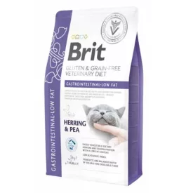   Brit GF Veterinary Diets CAT Gastrointestinal Low Fat gyógytáp macskáknak 2kg