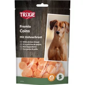   Trixie 31531 Trixie Premio Chicken Coins gluténmentes csirkehús érmék- jutalomfalat kutyáknak 100g