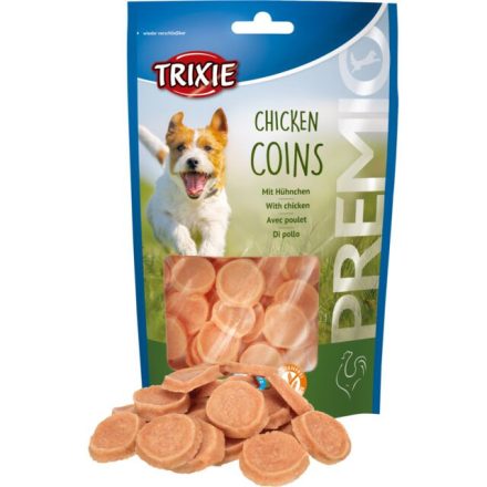 Trixie 31531 Premio Chicken Coins Light - jutalomfalat kutyák részére 100g