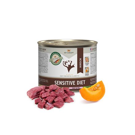 Vet-Concept Sensitive Diet szarvasos nedvestáp kutyának 6x400g