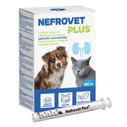 Nefrovet Plus szuszpenzió kutyáknak és macskáknak 180ml