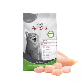   PLATINUM MeatCrisp Adult Chicken-macskatáp felnőtt cicának friss csirkehúsból 1,5kg