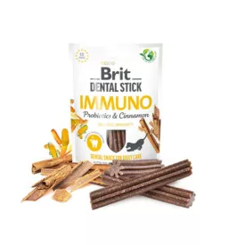   Brit Dental Stick Immuno with Probiotics & Cinnamon jutalomfalat kutyáknak 251g